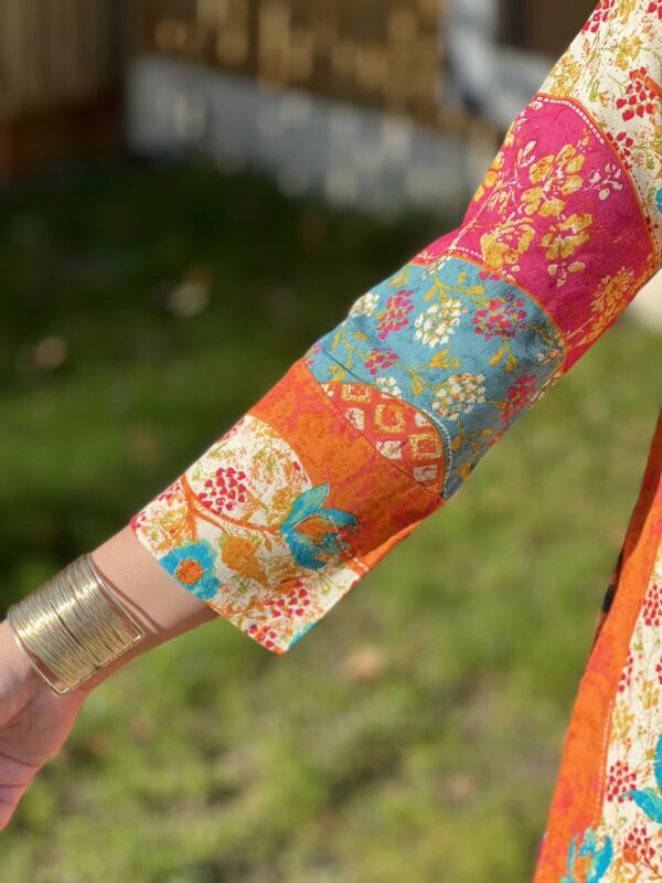 Vibrant Orange Salwar Kameez with Dupatta